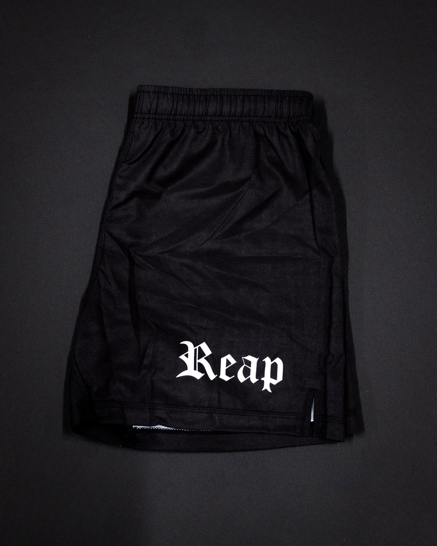 Meeting with the Devil Jiu Jitsu shorts by Reap Jiu Jitsu, premium grappling shorts for martial arts, BJJ, and combat sports training. Bold, unique design combining performance, durability, and style for Jiu Jitsu enthusiasts.