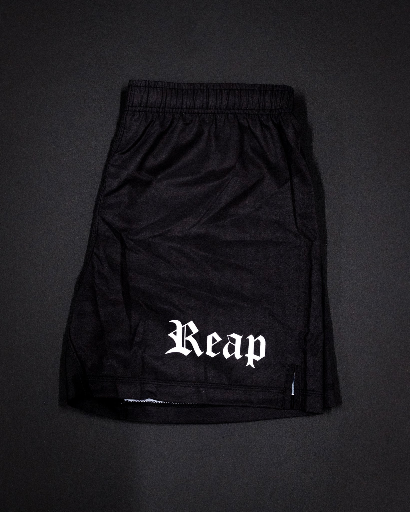 Meeting with the Devil Jiu Jitsu shorts by Reap Jiu Jitsu, premium grappling shorts for martial arts, BJJ, and combat sports training. Bold, unique design combining performance, durability, and style for Jiu Jitsu enthusiasts.