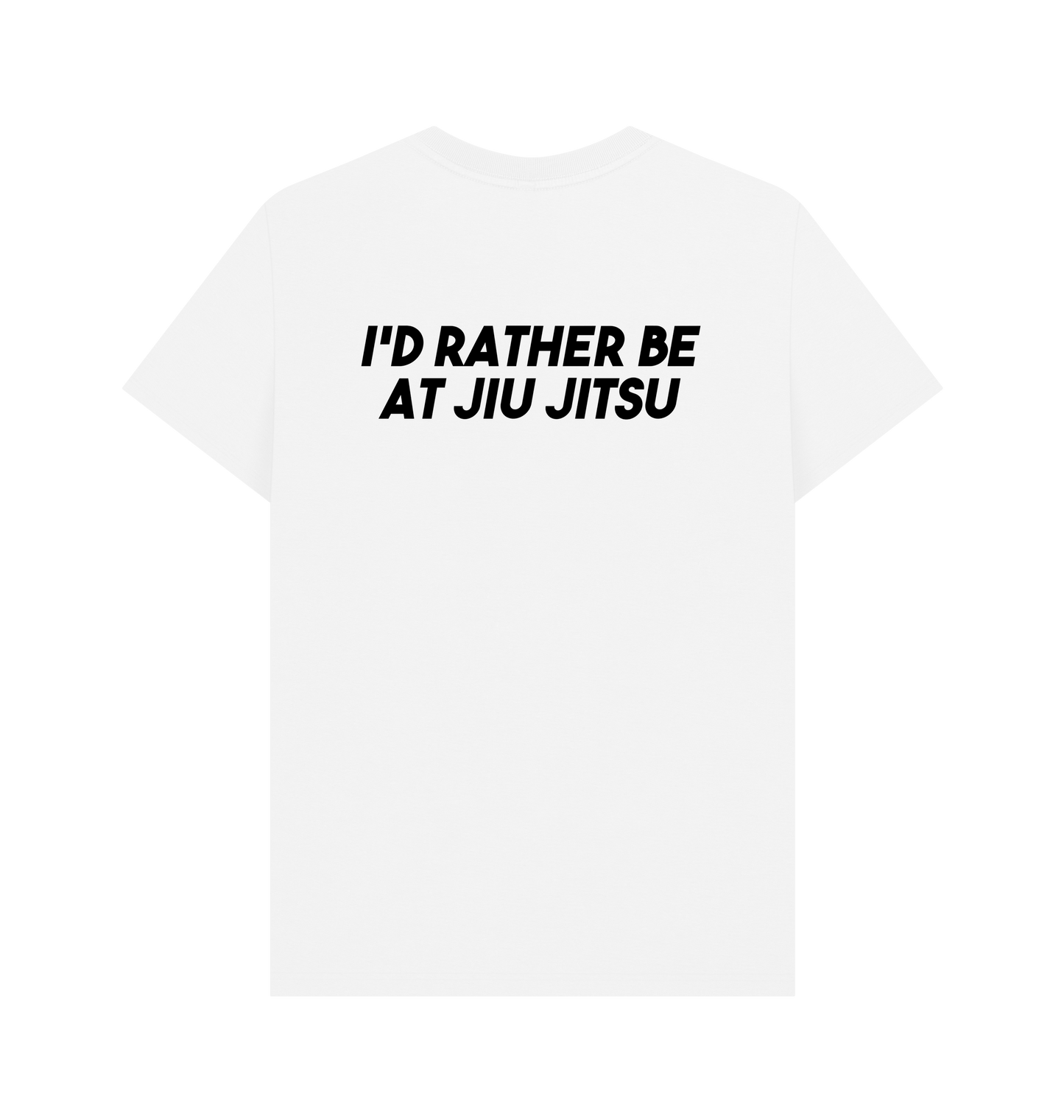 White Printed T-shirt Back