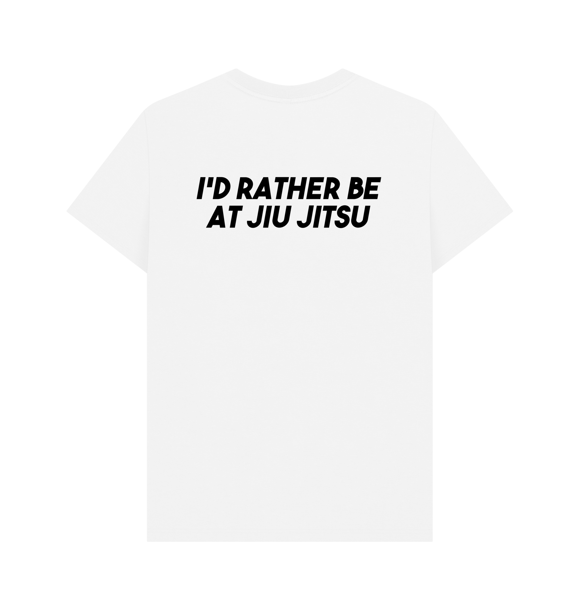 White Printed T-shirt Back