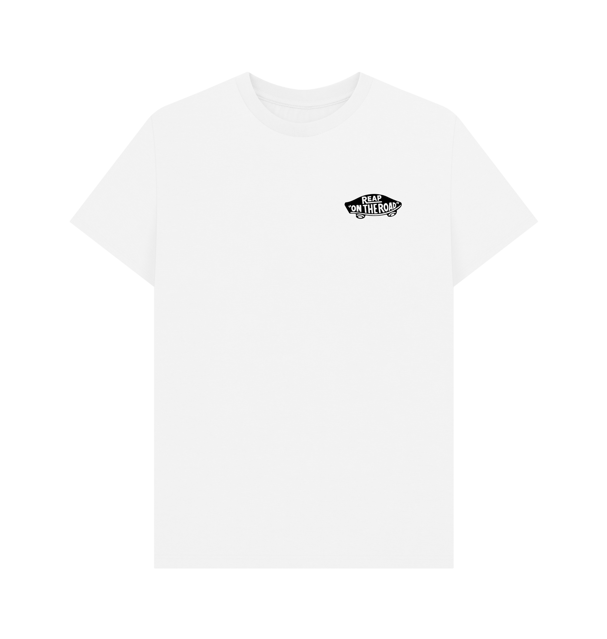 White Printed T-shirt Front