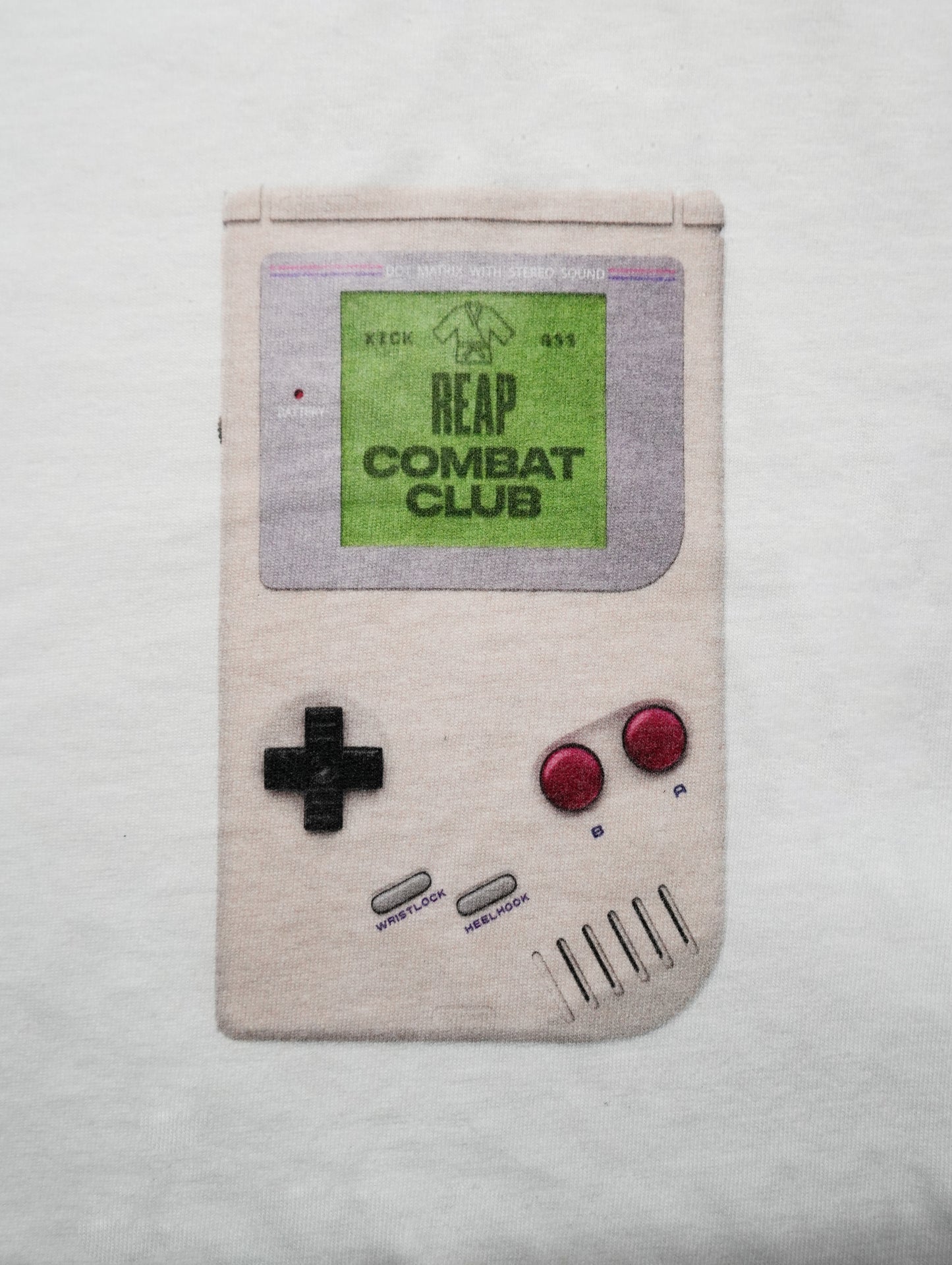 Retro Gameboy Combat Club T Shirt