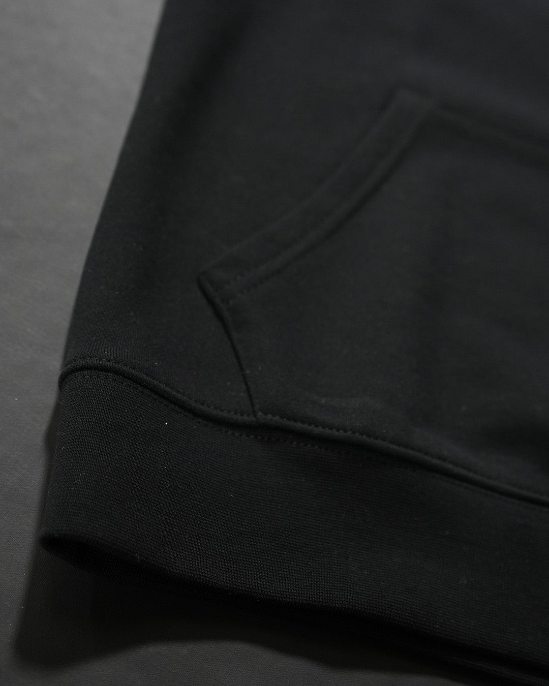 Black Tiger Training Hoody by Reap Jiu Jitsu, heavyweight black pullover, view 4